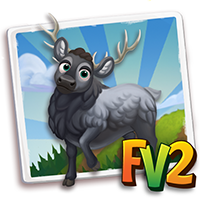 Elk Adult Manchurian, , Servet just raised a Manchurian Elk to an adult!, Servet has finished feeding his Manchurian Elk in FarmVille 2! Grab an extra baby bottle to feed your own baby animals!