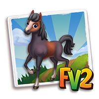 Horse Adult Turkoman, , Janet just raised a Prized Turkoman Horse!, Janet has finished training her Prized Turkoman Horse in FarmVille 2! Grab an extra milk to feed new baby animals!